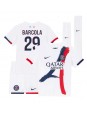 Paris Saint-Germain Bradley Barcola #29 Vieraspaita Lasten 2024-25 Lyhythihainen (+ shortsit)